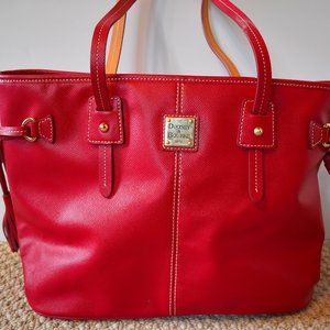 Dooney & Bourke Pink Textured Leather Tote